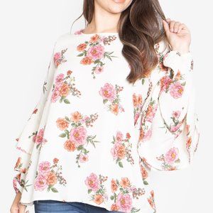 Brand new Beautiful floral plus size top Office wear -1XL, 2XL, 3XL